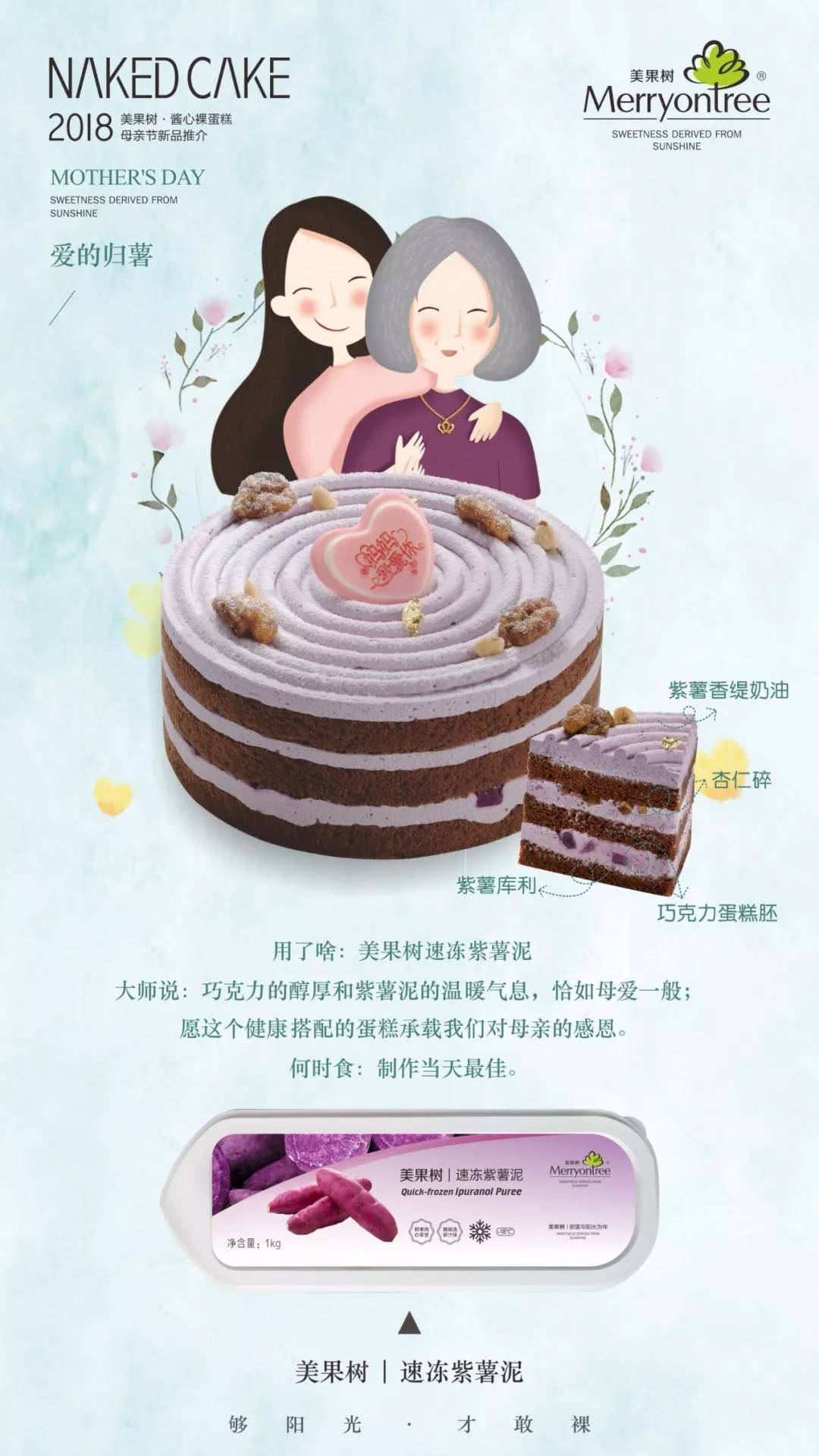 愛(ài)的歸薯 ? 紫薯年輪裸蛋糕